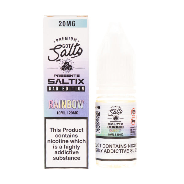 Rainbow Saltix Bar Edition Nic Salt E-Liquid by Got Salts
