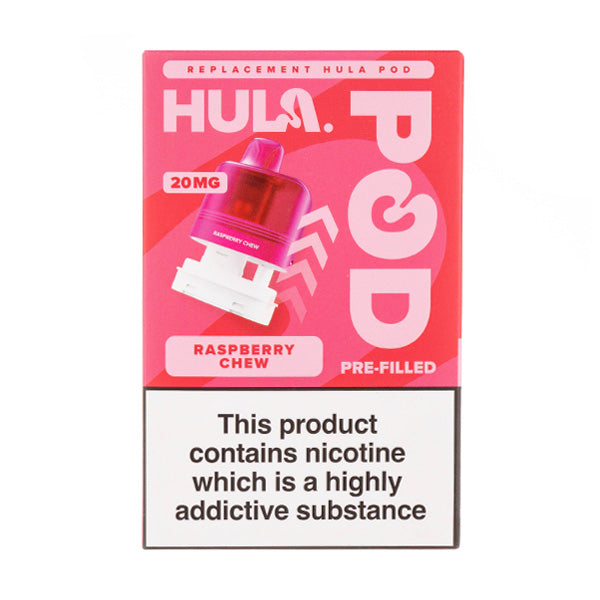 Raspberry Chew Prefilled Pod + Refill by Hula