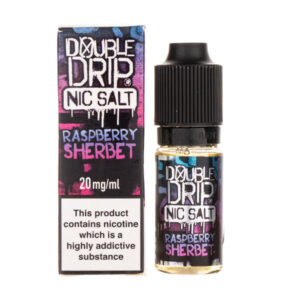 Raspberry Sherbet Nic Salt E-Liquid by Double Drip