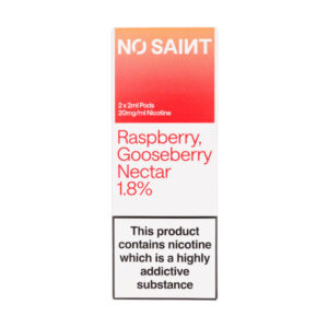 Raspberry Gooseberry Nectar Prefilled Pods by No Saint