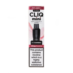 Red Raspberry Cliq Mini Prefilled Pod + Refill by Avomi