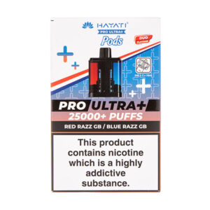 Red Razz GB/Blue Razz GB Pro Ultra Plus 25k Prefilled Pod + Refill by Hayati