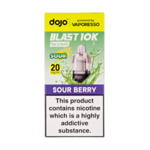 Sour Berry Dojo Blast 10K Prefilled Pod + Refill by Vaporesso