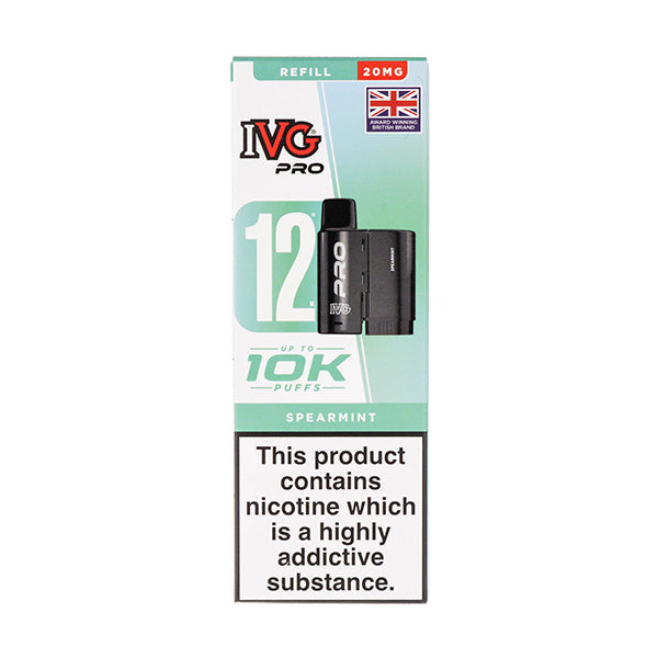 Spearmint Pro 12 Prefilled Pod + Refill by IVG