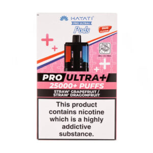 Straw' Grapefruit/Straw' Dragonfruit Pro Ultra Plus 25k Prefilled Pod + Refill by Hayati