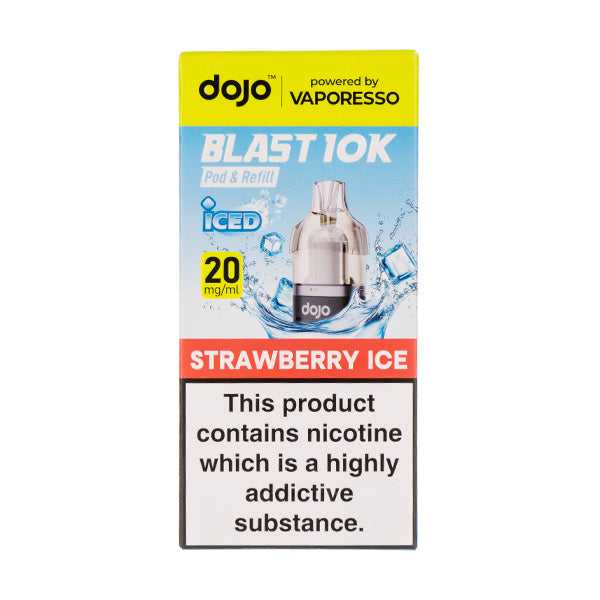 Strawberry Ice Dojo Blast 10K Prefilled Pod + Refill by Vaporesso