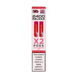 Strawberry Ice IVG 2400 Reload Replacement Pods - 2 Pack