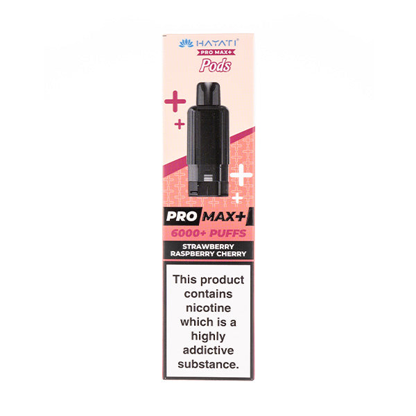 Strawberry Raspberry Cherry Pro Max Plus Prefilled Pod + Refill by Hayati