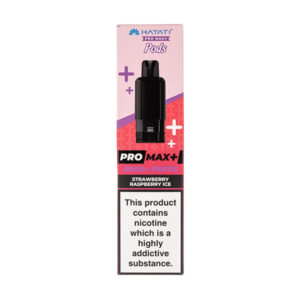 Strawberry Raspberry Ice Pro Max Plus Prefilled Pod + Refill by Hayati