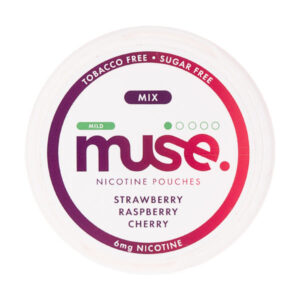 Strawberry Raspberry Cherry Nicotine Pouches by Muse