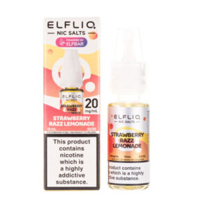 Strawberry Razz Lemonade Nic Salt E-Liquid by Elf Bar ELFLIQ