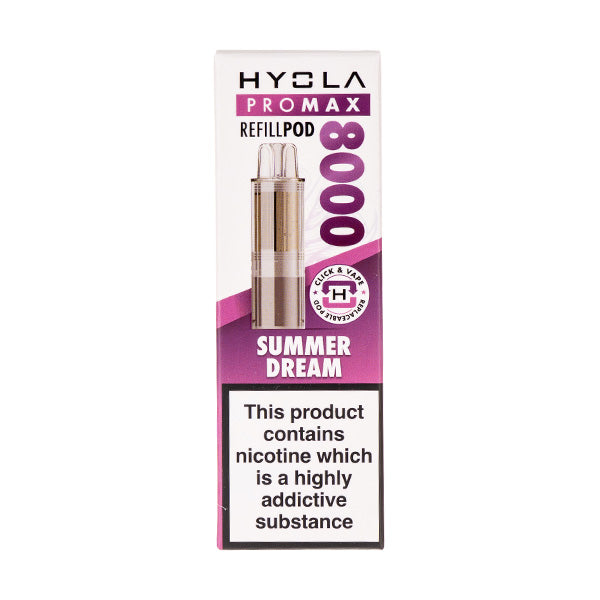 Summer Dream Pro Max 8000 Prefilled Pod + Refill by Hyola