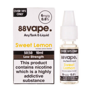 Sweet Lemon 50/50 E-Liquid by 88Vape