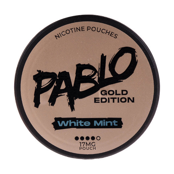 White Mint Gold Edition Nicotine Pouches by Pablo