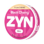 Black Cherry Mini X-Low Nicotine Pouches by Zyn (10 Pouch Can)