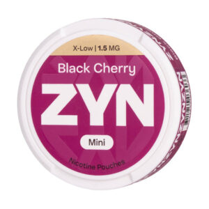 Black Cherry Mini X-Low Nicotine Pouches by Zyn
