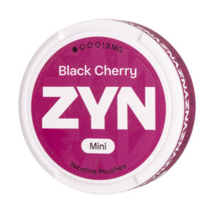 Black Cherry Mini Nicotine Pouches by Zyn